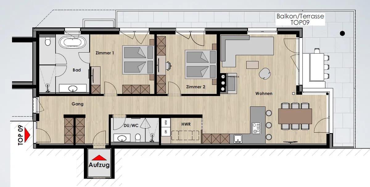 3-Zimmer-Wohnung kaufen in Kitzbühel – 123,06 m², € 1.590.000 – Bild 8 von 9