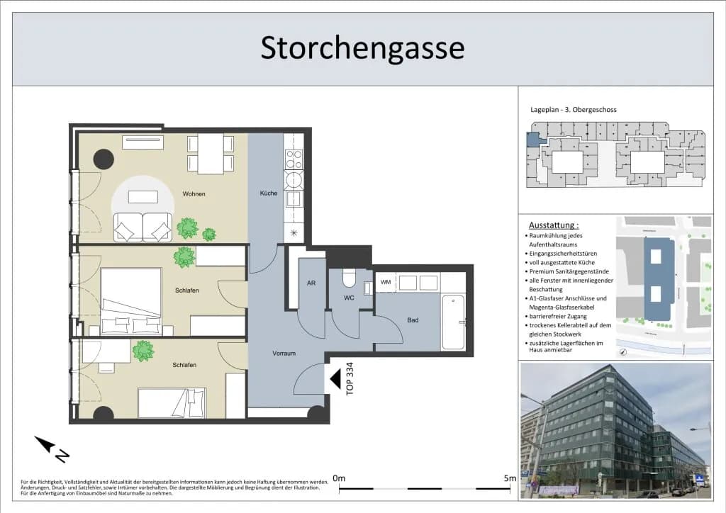 3-Zimmer-Wohnung mieten in Wien – 66 m², € 1.399 – Bild 14 von 14
