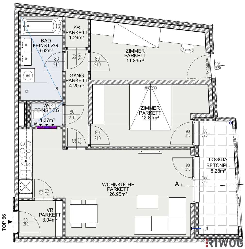 3-Zimmer-Wohnung kaufen in Wien – 68,17 m², € 528.500 – Bild 31 von 32