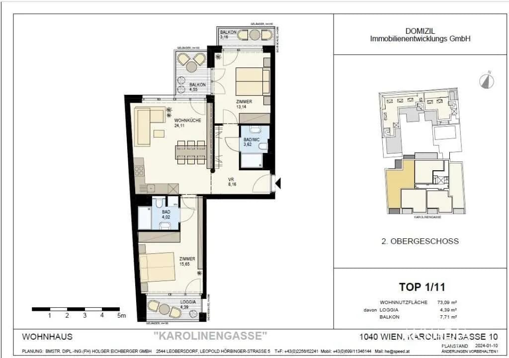 3-Zimmer-Wohnung kaufen in Wien – 73,09 m², € 913.800 – Bild 23 von 23