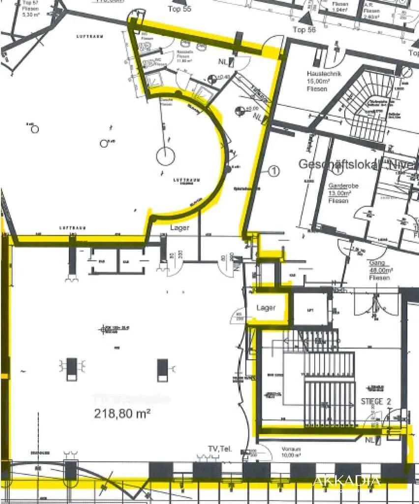 6-Zimmer-Gewerbeimmobilie mieten in Wien – 219 m², € 2.816 – Bild 13 von 13
