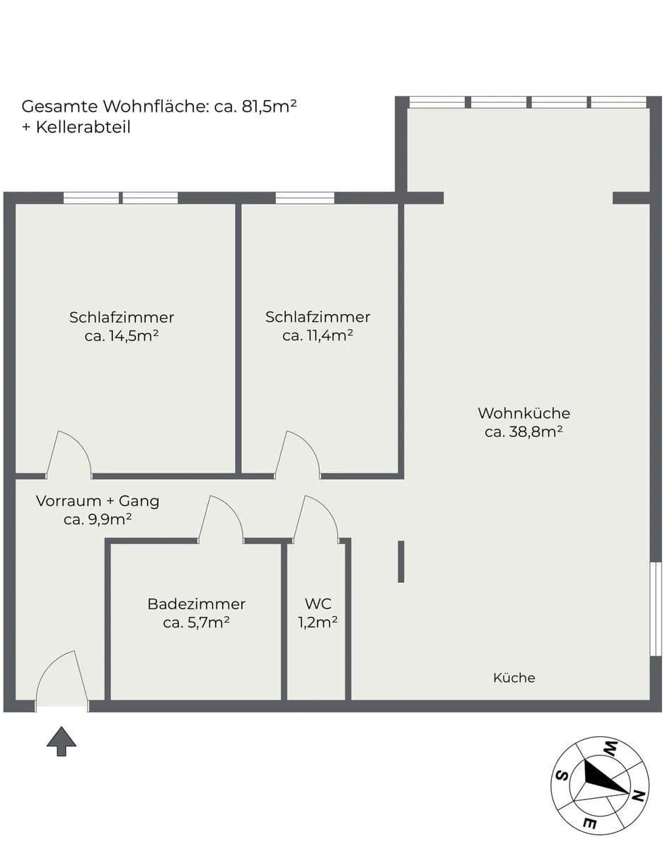 3-Zimmer-Wohnung kaufen in Scheibbs – 81,5 m², € 199.000 – Bild 12 von 12