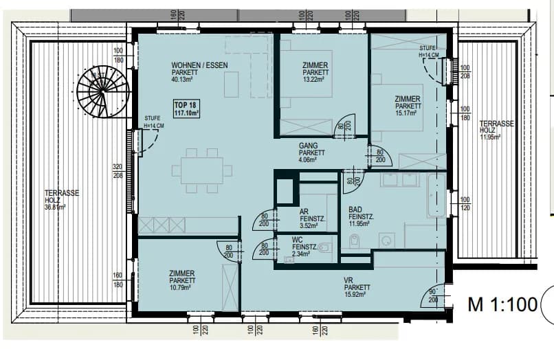 4-Zimmer-Wohnung kaufen in Mödling – 117,65 m², € 1.154.000 – Bild 4 von 13