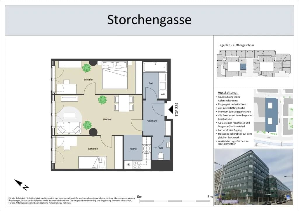 3-Zimmer-Wohnung mieten in Wien – 60 m², € 1.349 – Bild 13 von 13