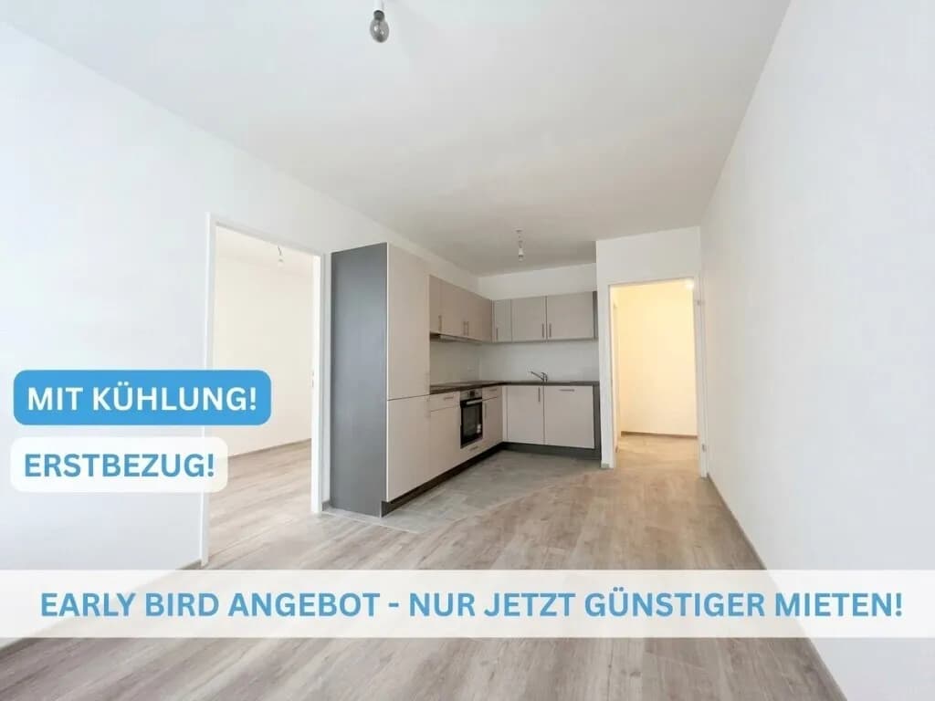3-Zimmer-Wohnung mieten in Wien – 58 m², € 1.329