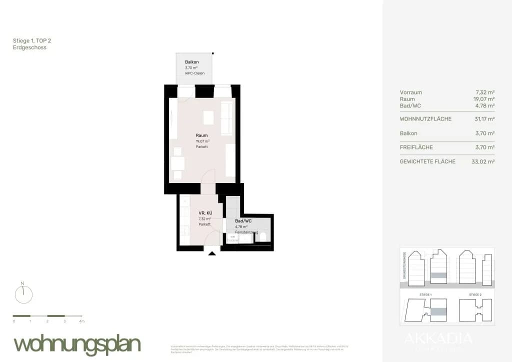1-Zimmer-Wohnung kaufen in Wien – 31,17 m², € 245.000 – Bild 33 von 33