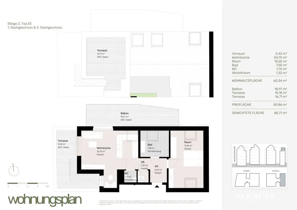 2-Zimmer-Wohnung kaufen in Wien – 62,65 m², € 679.000 – Bild 13 von 13