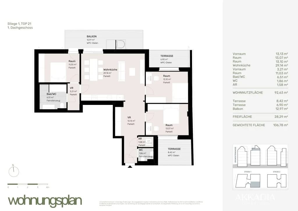 4-Zimmer-Wohnung kaufen in Wien – 92,63 m², € 885.000 – Bild 21 von 21