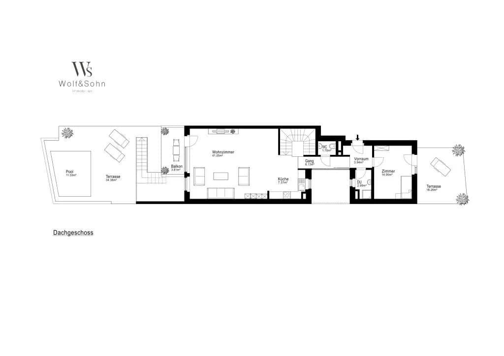 5-Zimmer-Haus kaufen in Tulln – 193,5 m², € 1.195.000 – Bild 7 von 7
