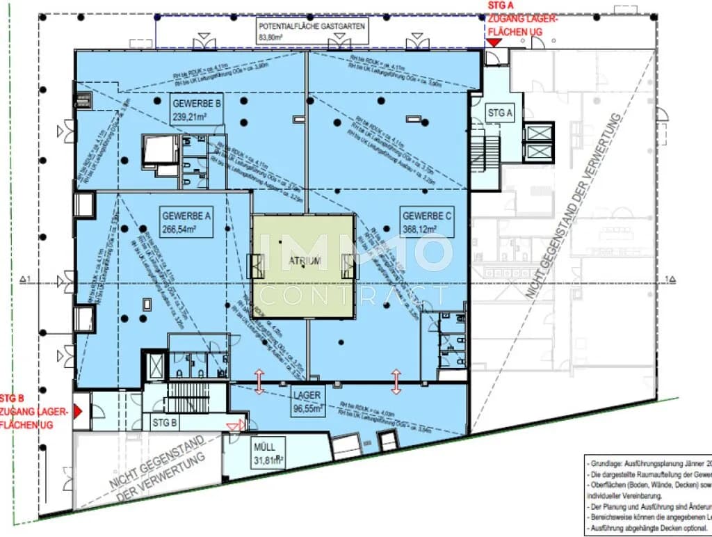 Gewerbeimmobilie mieten in Wien – 368 m² – Bild 2 von 3