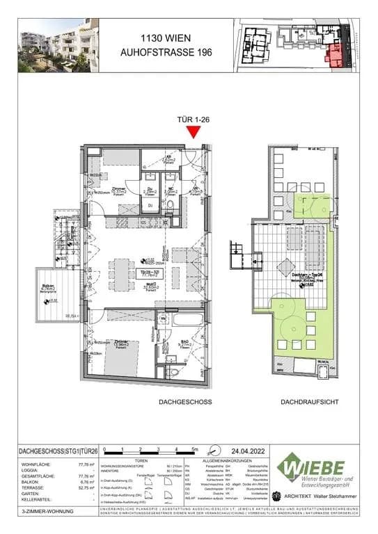 3-Zimmer-Wohnung kaufen in Wien – 77,76 m², € 846.400 – Bild 11 von 11