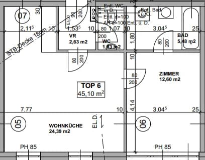 2-Zimmer-Wohnung mieten in Wien – 45 m², € 956 – Bild 13 von 13