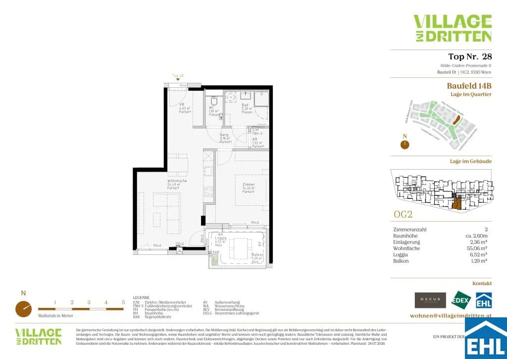 Immobilie kaufen in Wien – 55,06 m², € 378.000 – Bild 12 von 12