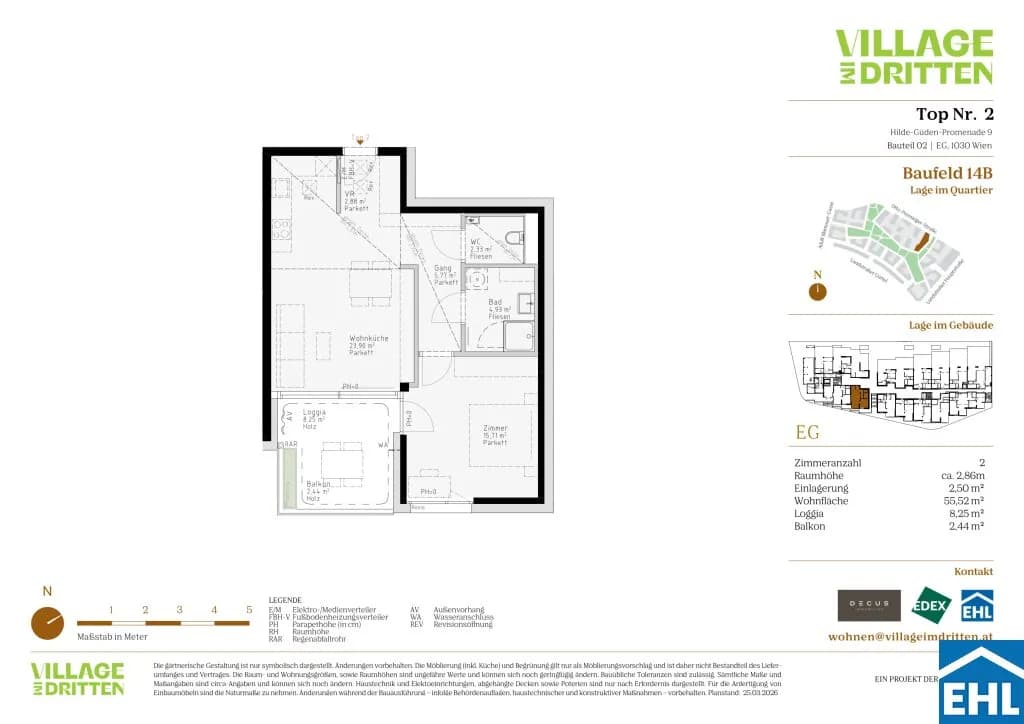 Immobilie kaufen in Wien – 55,52 m², € 381.000 – Bild 12 von 12
