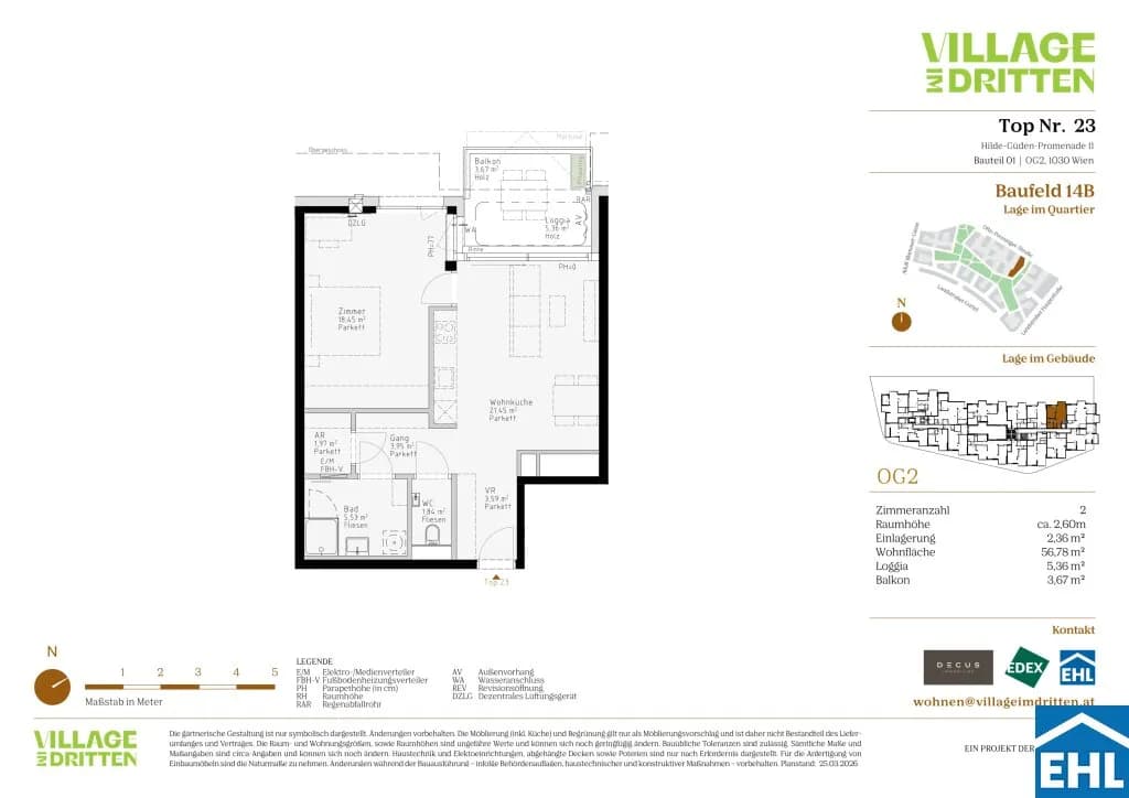Immobilie kaufen in Wien – 56,78 m², € 378.000 – Bild 12 von 12