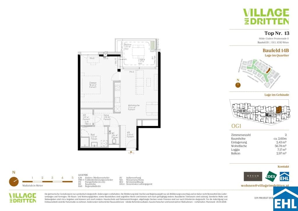 Immobilie kaufen in Wien – 56,78 m², € 377.000 – Bild 12 von 12