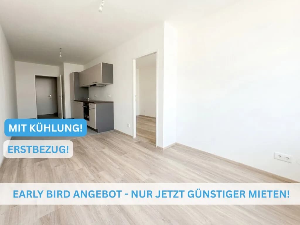 2-Zimmer-Wohnung mieten in Wien – 48 m², € 989