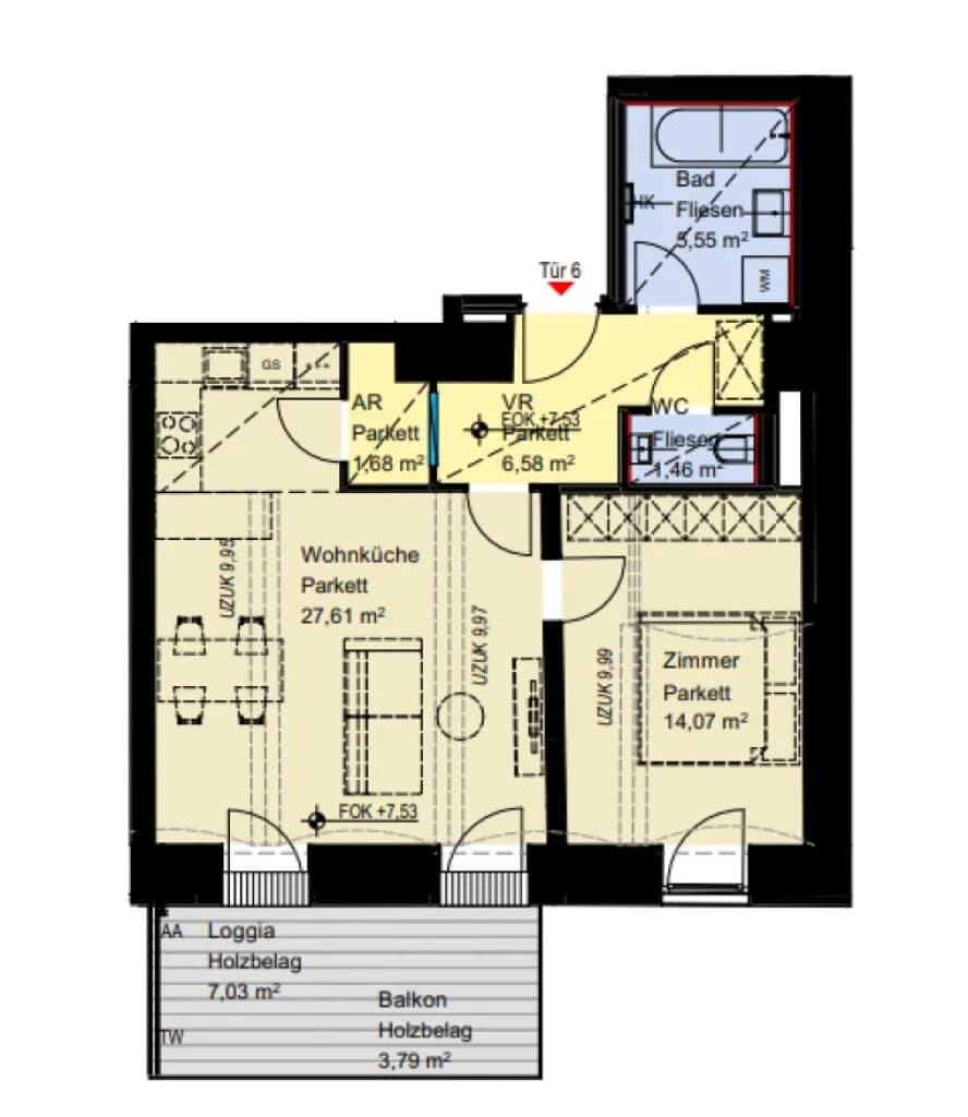 2-Zimmer-Wohnung kaufen in Wien – 57 m², € 479.000 – Bild 21 von 21