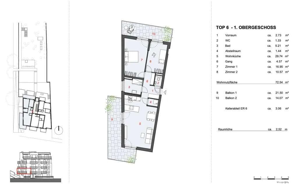 3-Zimmer-Wohnung kaufen in Wien – 70,7 m², € 551.080 – Bild 15 von 15
