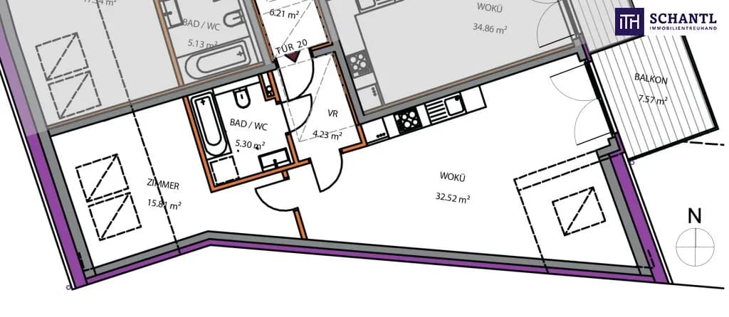 2-Zimmer-Wohnung kaufen in Wien – 57,86 m², € 291.000 – Bild 11 von 11