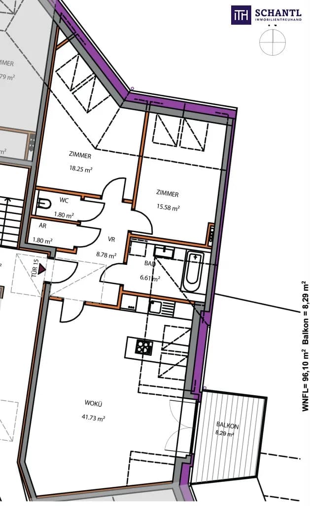 3-Zimmer-Wohnung kaufen in Wien – 96,1 m², € 468.000 – Bild 19 von 19