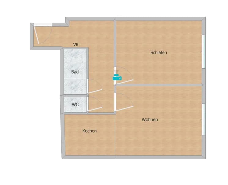 2-Zimmer-Wohnung kaufen in Wien – 56 m², € 199.000 – Bild 16 von 16