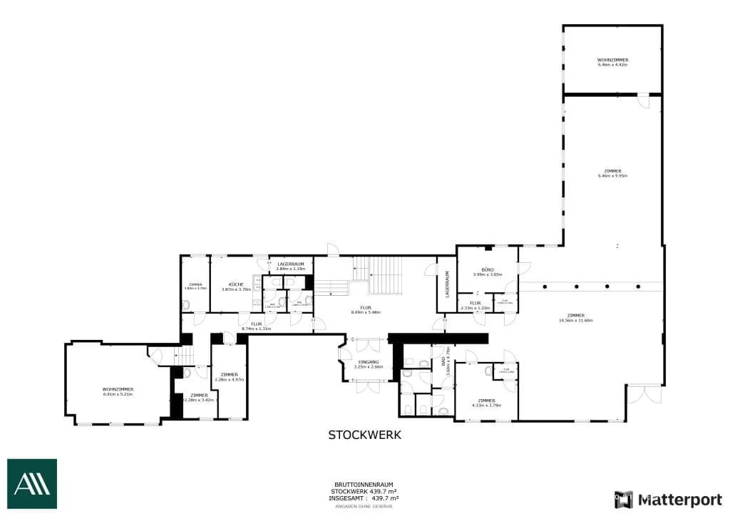 9-Zimmer-Gewerbeimmobilie mieten in Wien – 360 m², € 4.999 – Bild 14 von 14