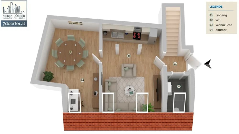 4-Zimmer-Wohnung mieten in Graz – 114,55 m², € 1.109 – Bild 15 von 15