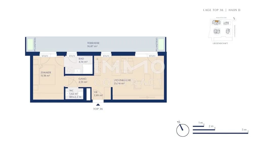 2-Zimmer-Wohnung kaufen in Wien – 45,09 m², € 325.000 – Bild 9 von 9