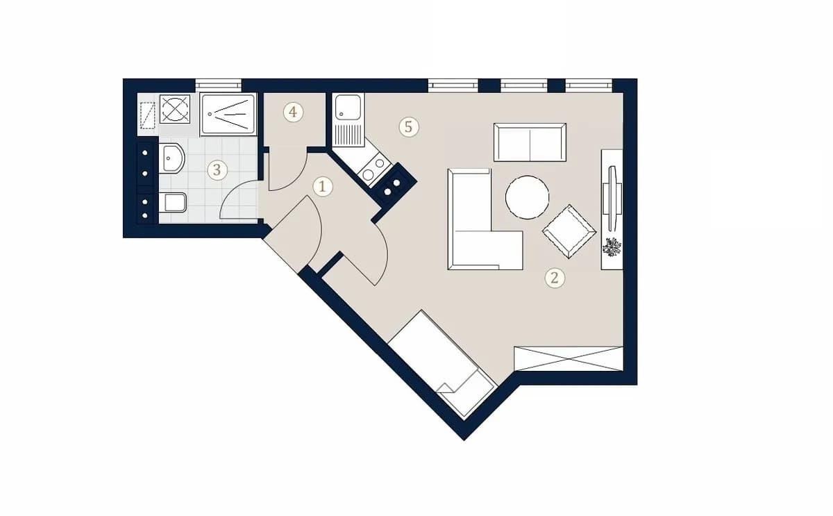 1-Zimmer-Wohnung kaufen in Wien – 34,45 m², € 269.000 – Bild 14 von 14
