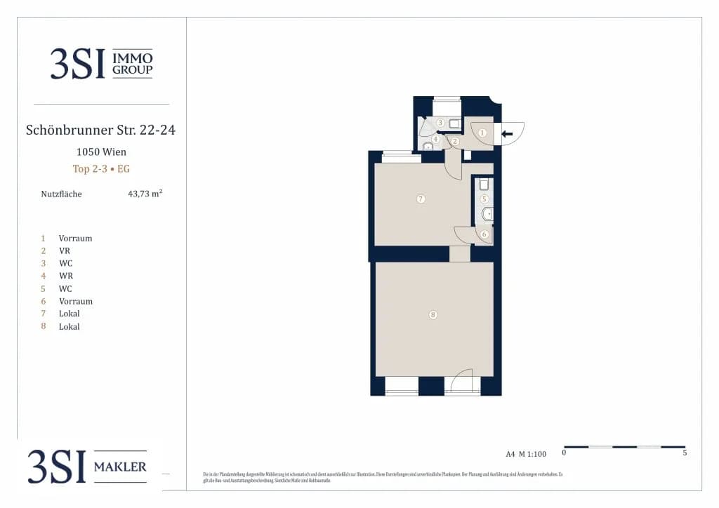 Immobilie kaufen in Wien – 44 m², € 284.418 – Bild 4 von 4
