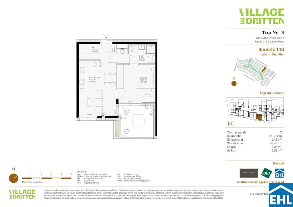 Immobilie kaufen in Wien – 49,43 m², € 331.000 – Bild 12 von 12