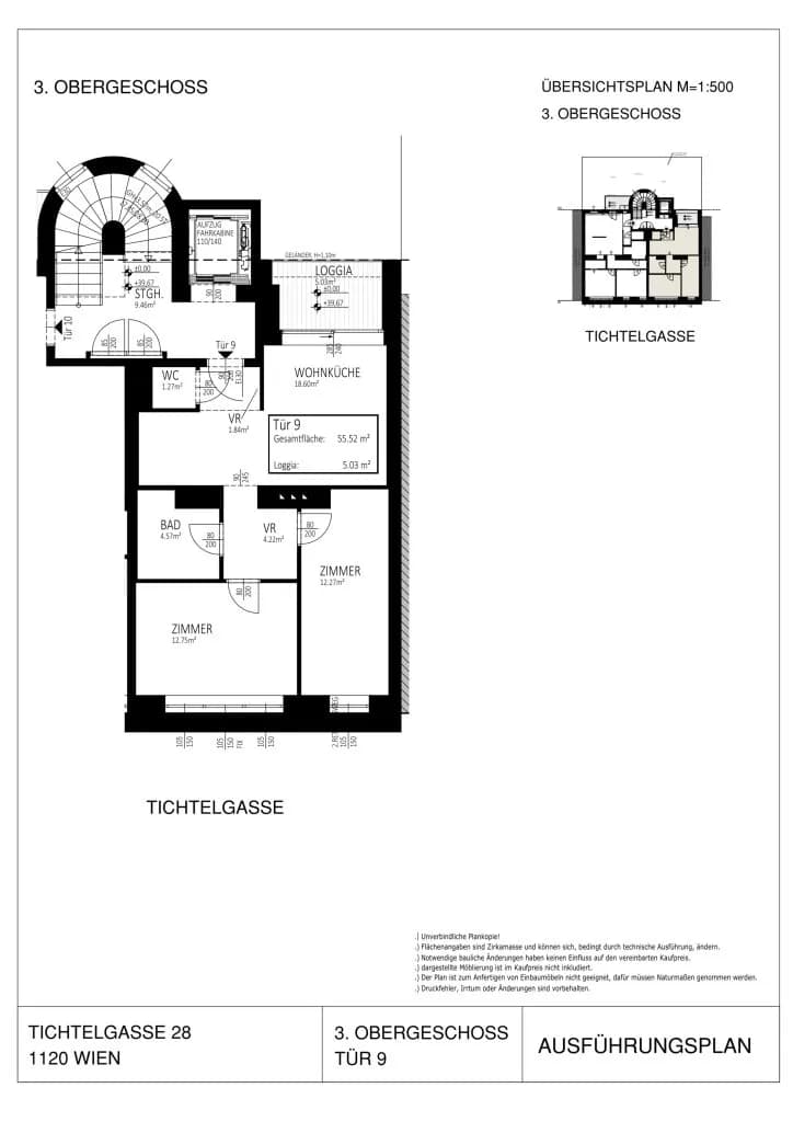 3-Zimmer-Wohnung kaufen in Wien – 55,52 m², € 399.000 – Bild 10 von 10