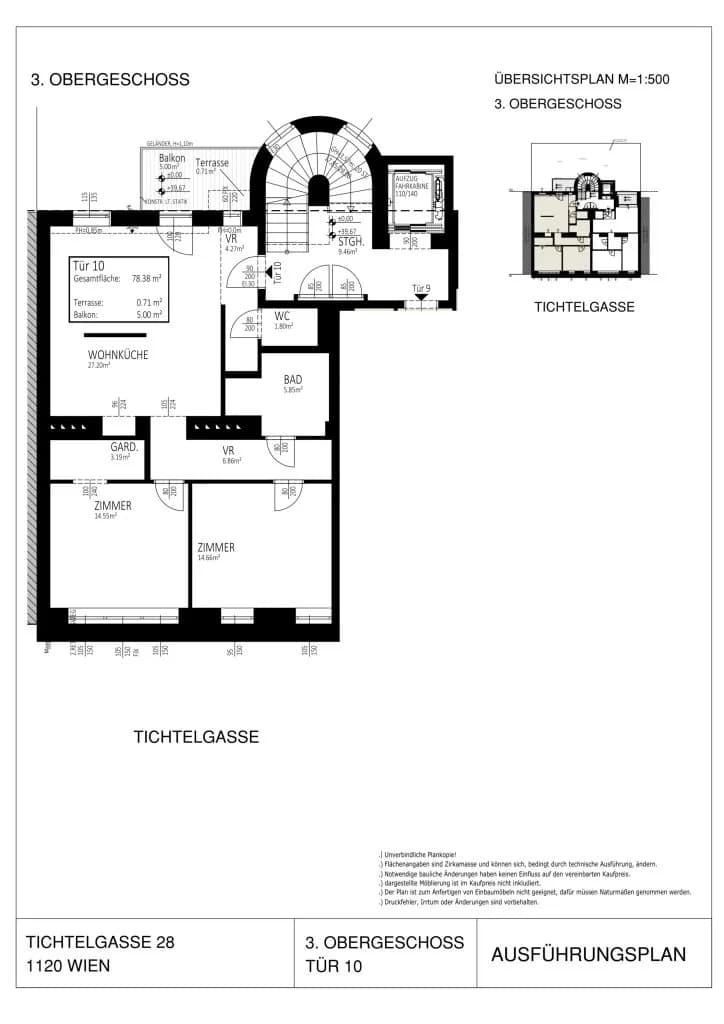 3-Zimmer-Wohnung kaufen in Wien – 78,38 m², € 569.000 – Bild 9 von 9