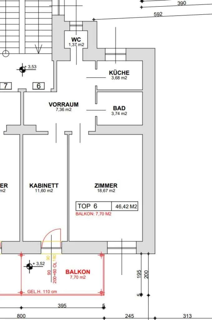 2-Zimmer-Wohnung kaufen in Wien – 46,43 m², € 148.900 – Bild 16 von 16