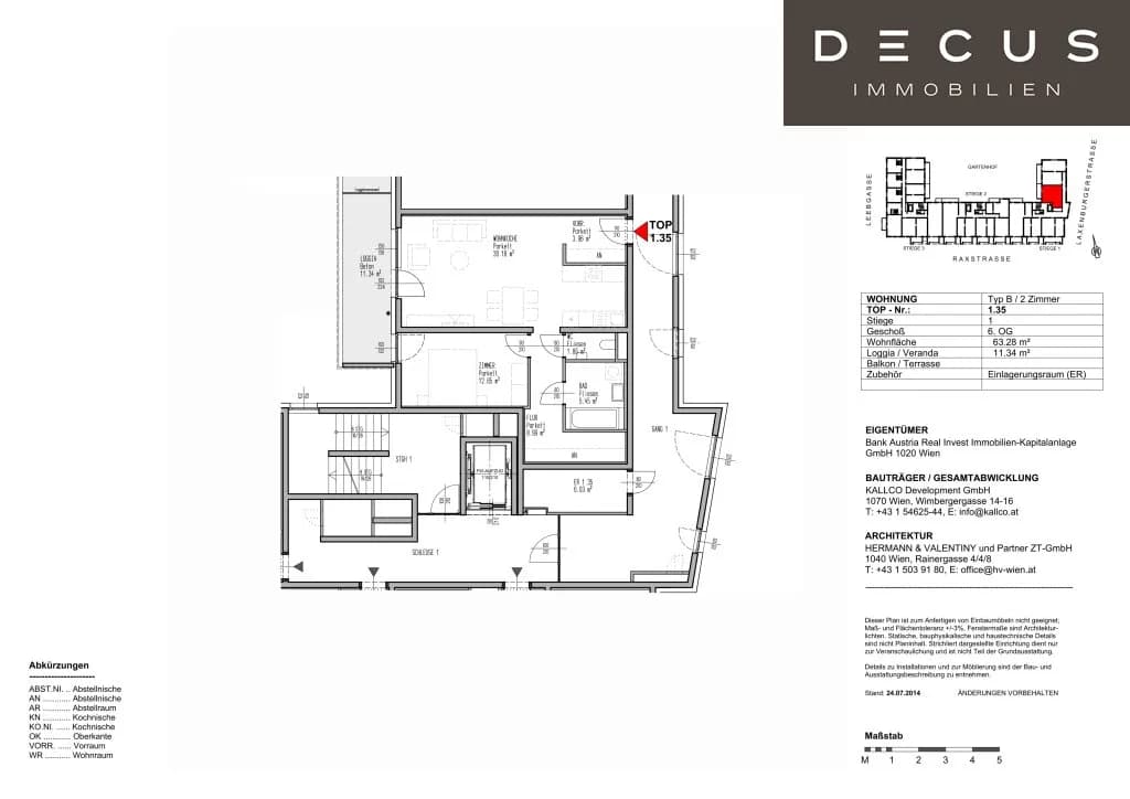 2-Zimmer-Wohnung mieten in Wien – 63,28 m², € 1.300 – Bild 11 von 11