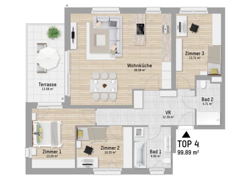 4-Zimmer-Wohnung kaufen in Wien – 99,89 m², € 799.900 – Bild 14 von 14