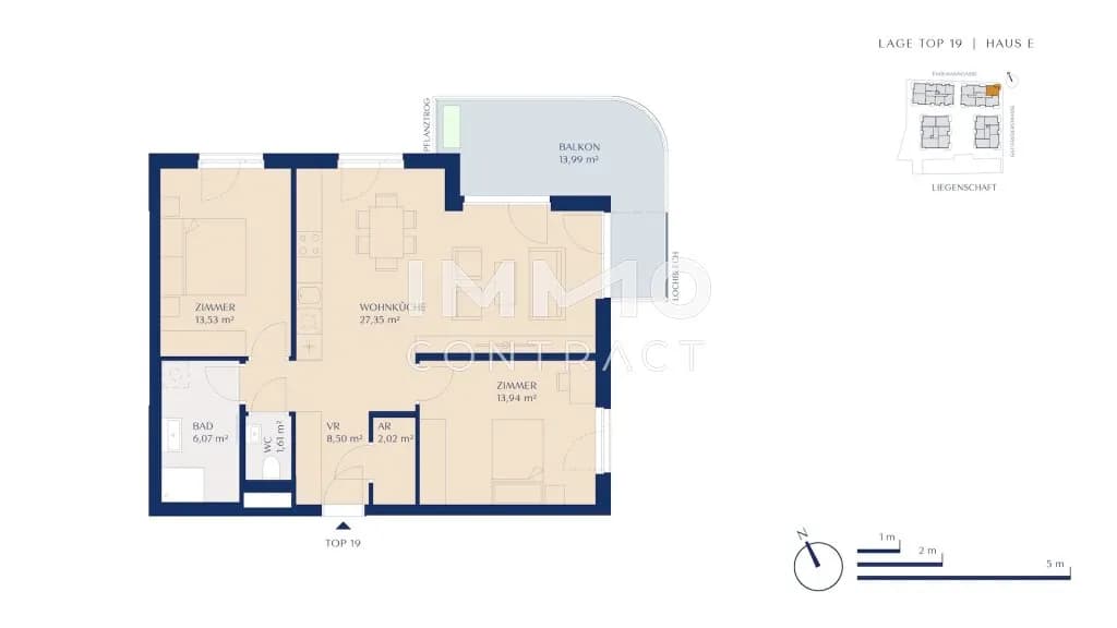 3-Zimmer-Wohnung kaufen in Wien – 73,02 m², € 445.000 – Bild 9 von 9