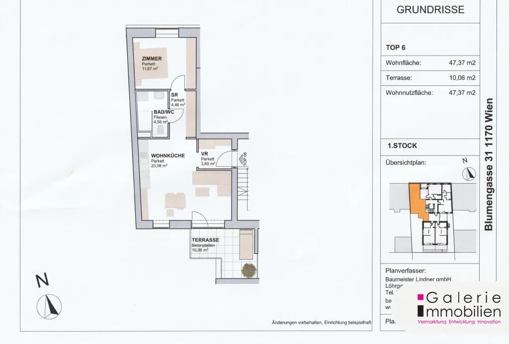 2-Zimmer-Wohnung kaufen in Wien – 47,37 m², € 421.303 – Bild 5 von 5