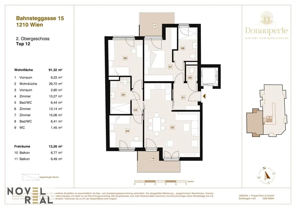 4-Zimmer-Wohnung kaufen in Wien – 95,31 m², € 629.000 – Bild 17 von 17