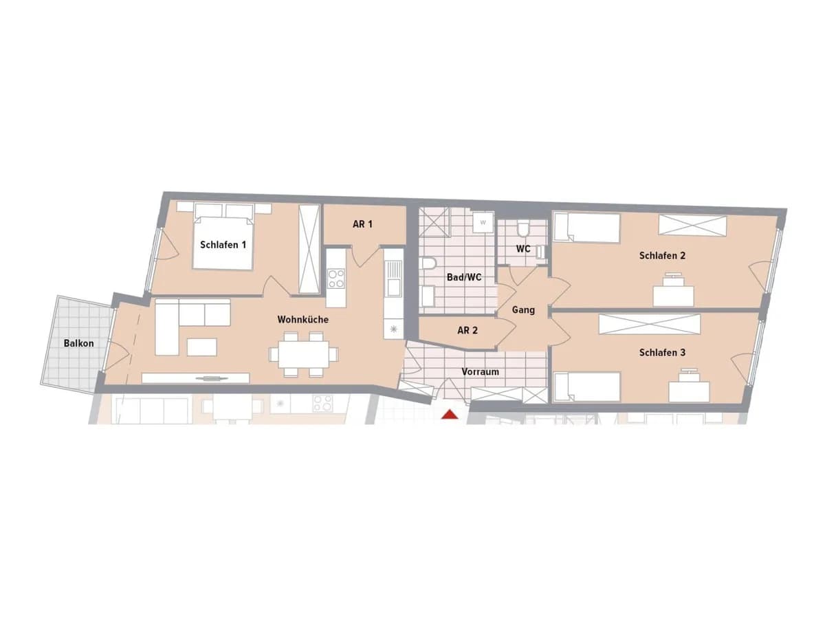 4-Zimmer-Wohnung kaufen in Wien – 97 m², € 577.500 – Bild 4 von 4