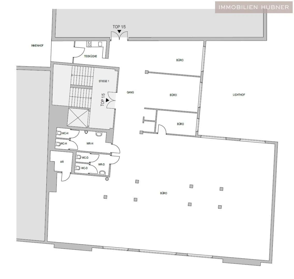 Gewerbeimmobilie mieten in Wien – 337 m², € 6.090 – Bild 4 von 6