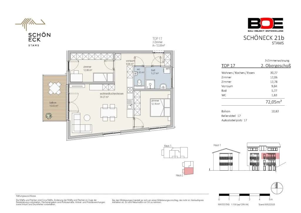 3-Zimmer-Wohnung kaufen in Imst – 72,05 m², € 445.000 – Bild 13 von 13