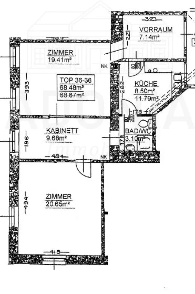 3-Zimmer-Wohnung kaufen in Wien – 67,53 m², € 198.900 – Bild 21 von 21