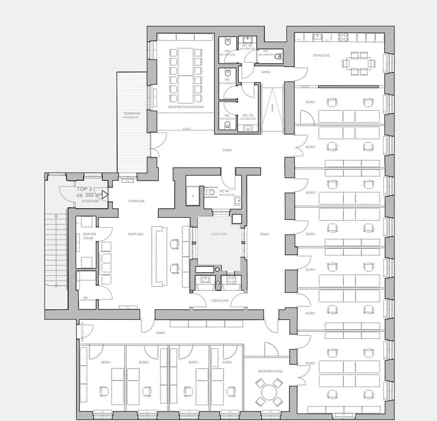 13-Zimmer-Gewerbeimmobilie mieten in Wien – 392 m², € 12.076 – Bild 19 von 19
