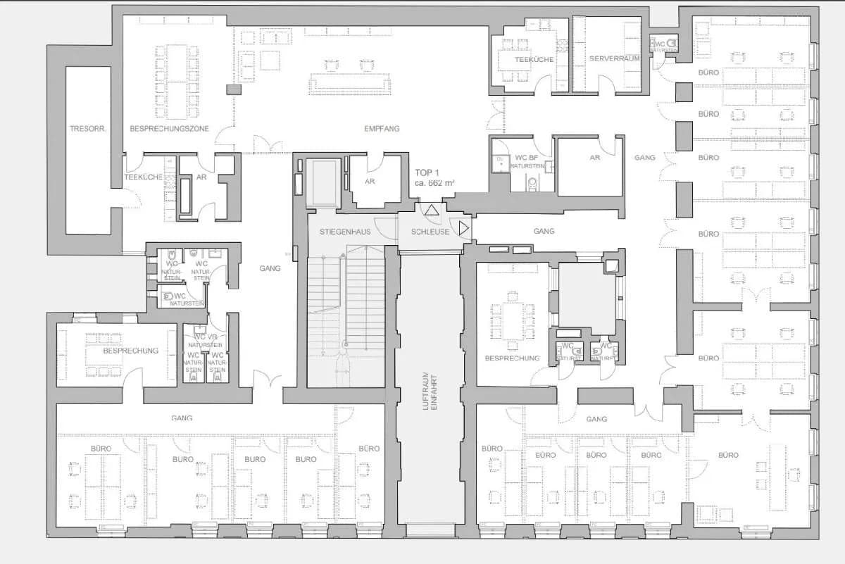18-Zimmer-Gewerbeimmobilie mieten in Wien – 662 m², € 19.734 – Bild 23 von 23