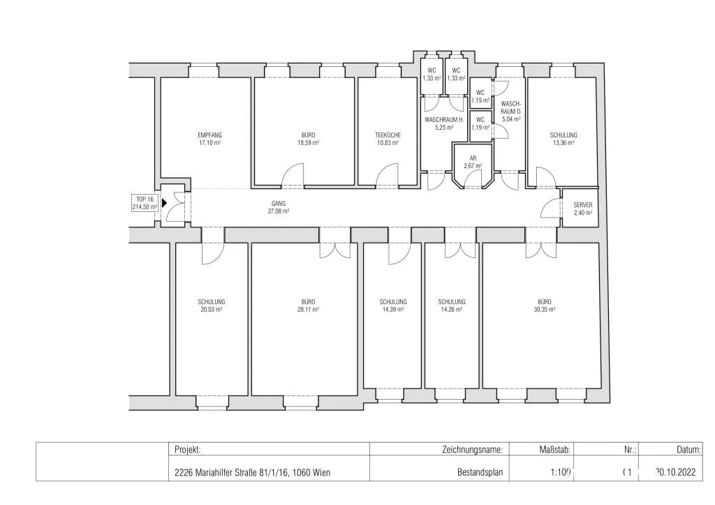 8-Zimmer-Gewerbeimmobilie mieten in Wien – 215 m², € 4.417 – Bild 23 von 23