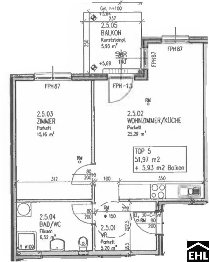 2-Zimmer-Wohnung mieten in Wien – 51,97 m², € 977 – Bild 11 von 11