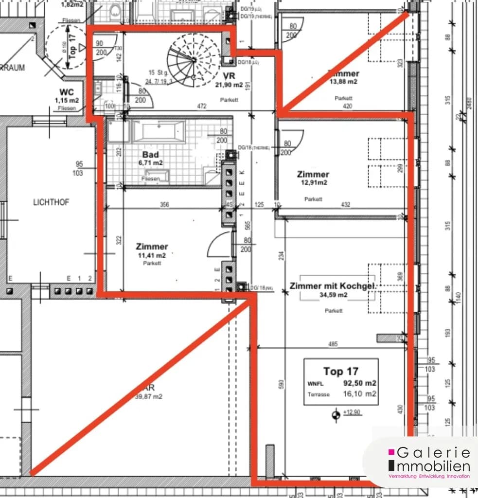 3-Zimmer-Wohnung kaufen in Wien – 93 m², € 595.000 – Bild 20 von 20
