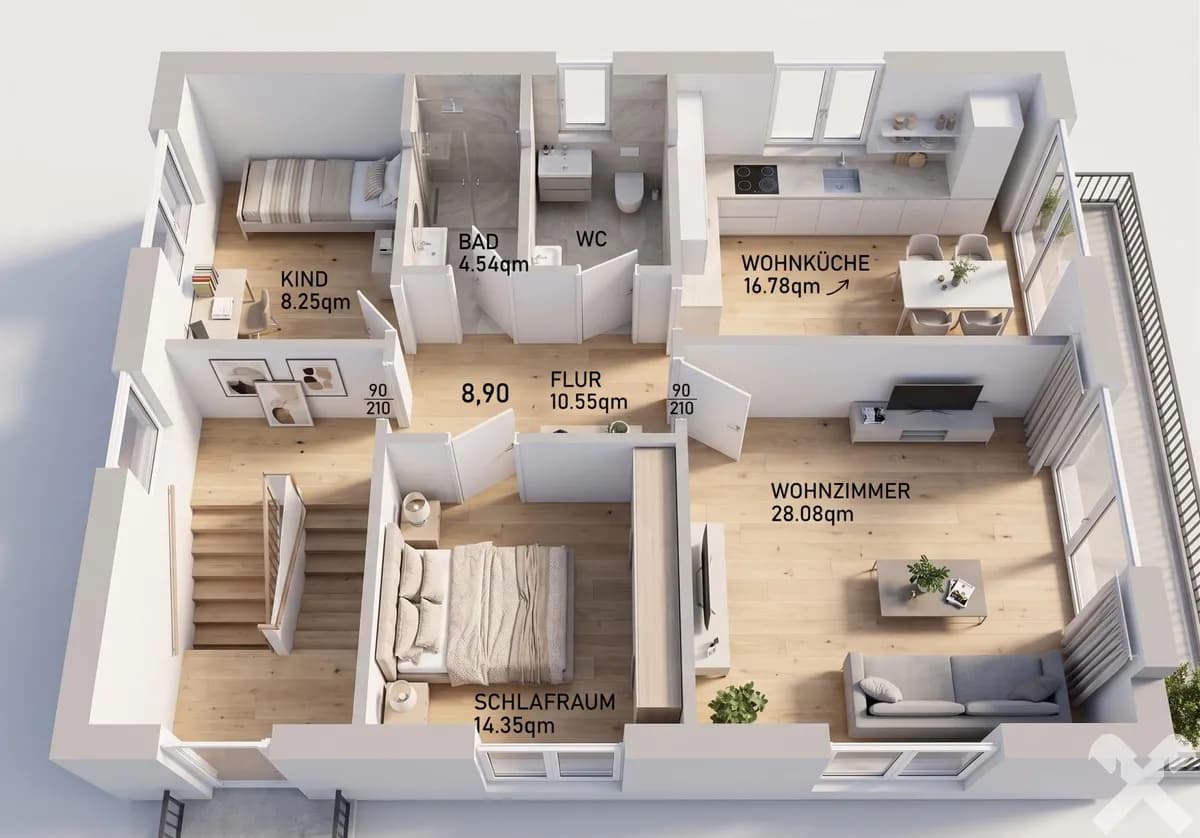 6-Zimmer-Gewerbeimmobilie kaufen in Klagenfurt – 165 m², € 599.000 – Bild 27 von 32